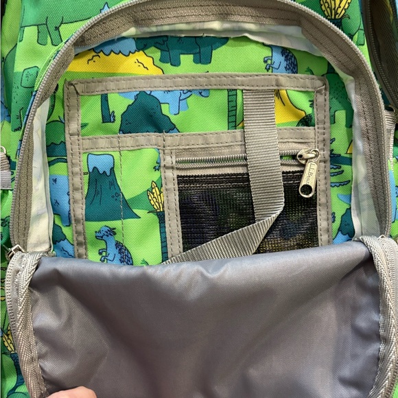 L.L. Bean Kids' Green and Blue Animal Backpack Set - Picture 7 of 8